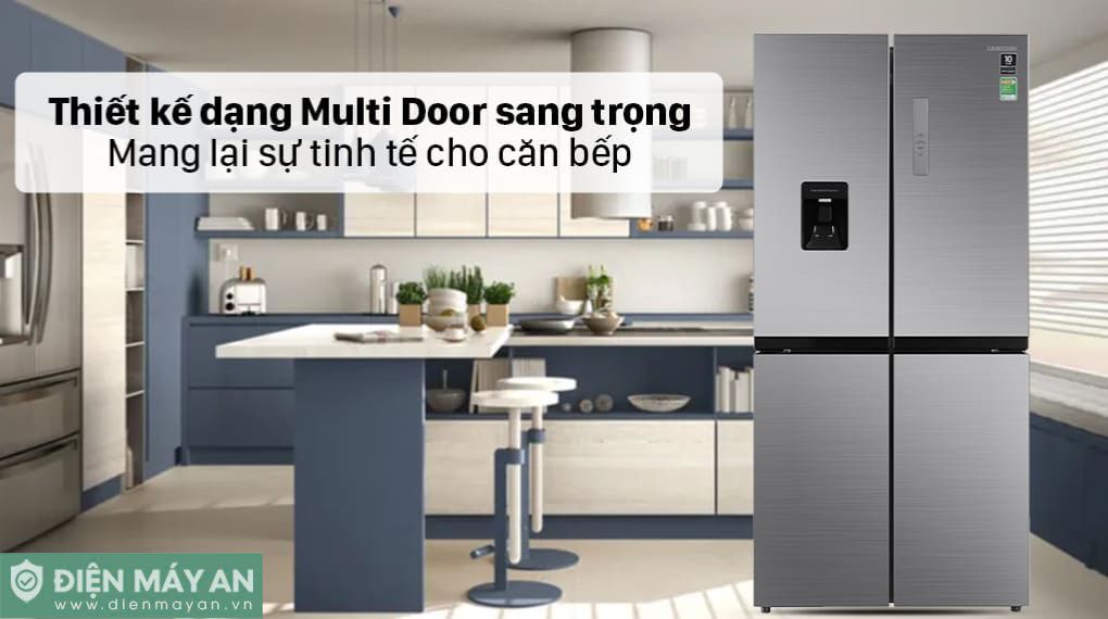 Tủ Lạnh Samsung Inverter 488 Lít Multi Door RF48A4010M9/SV